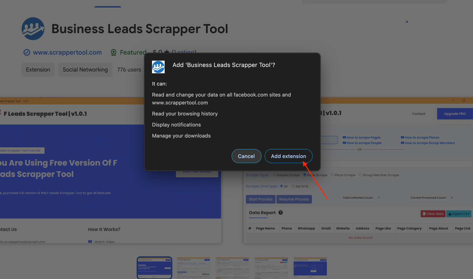 Add 'Business Leads Scrapper Tool'?