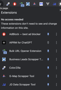 Justdial Scraper Tool Extension for Chrome - ScrapperTool