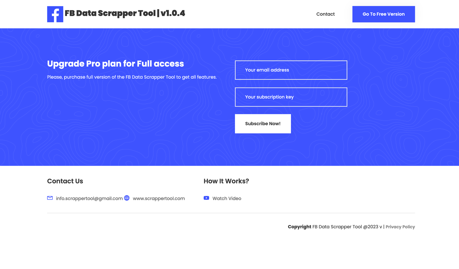 Facebook Scraper | Scrapper Tool