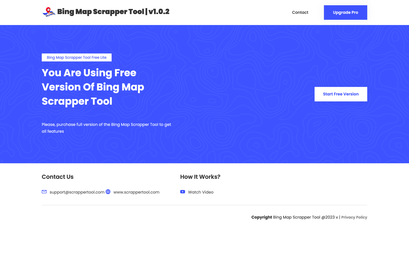 Bing map scraper tool step 4 - scrappertool