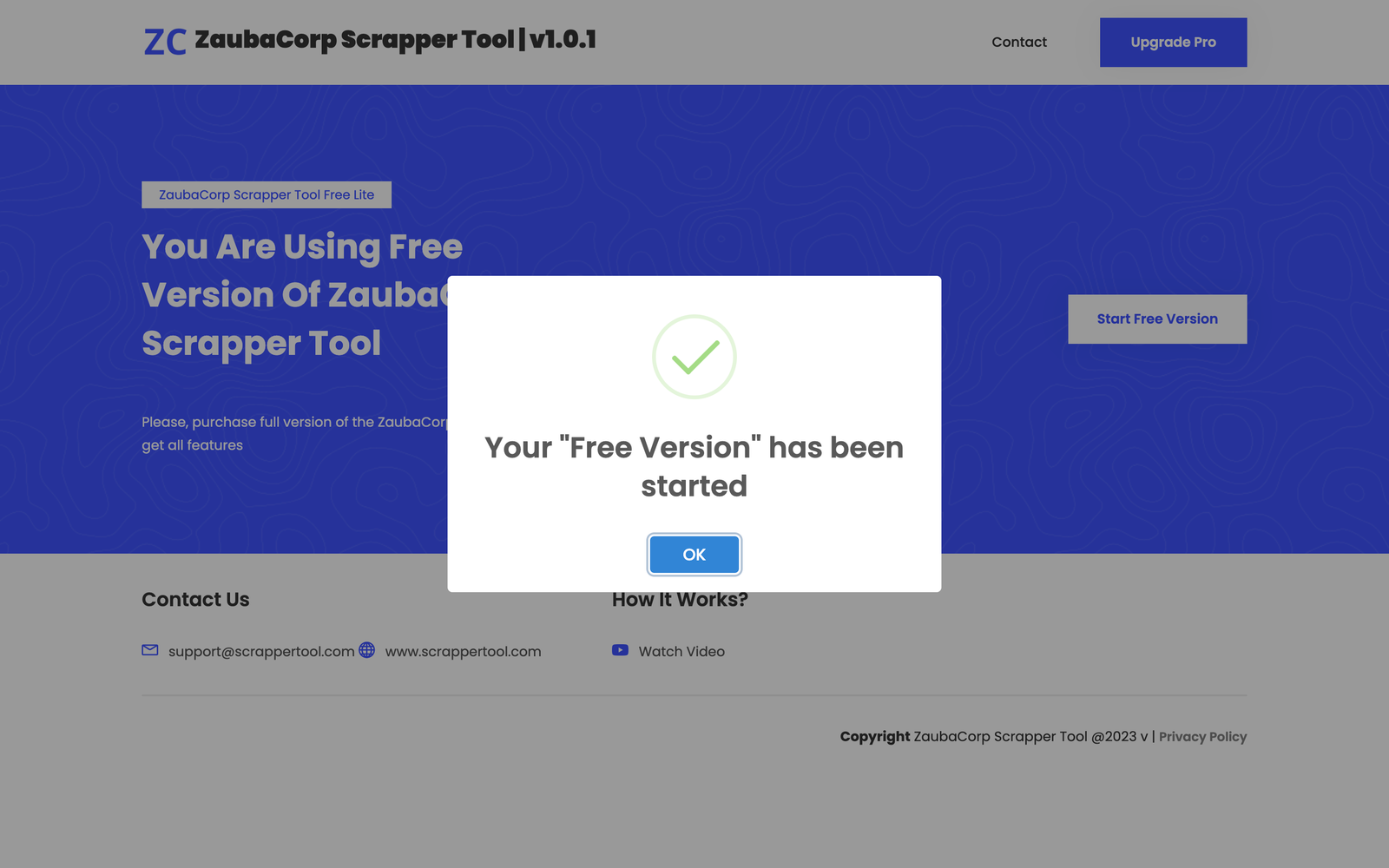 Zaubacorp Scrapper Tool Step 4