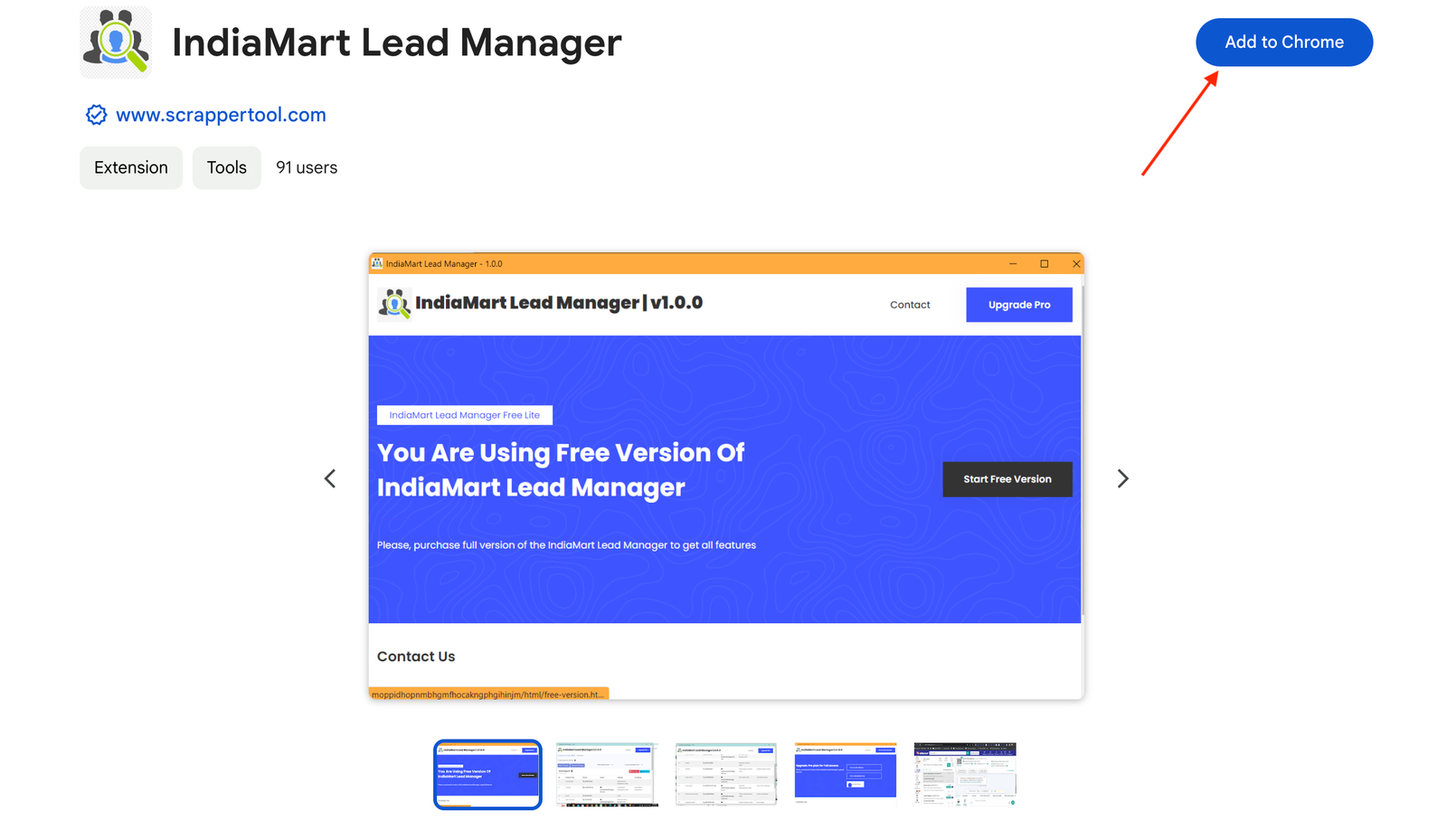 IndiaMart Lead Manager - Scrapper Tool