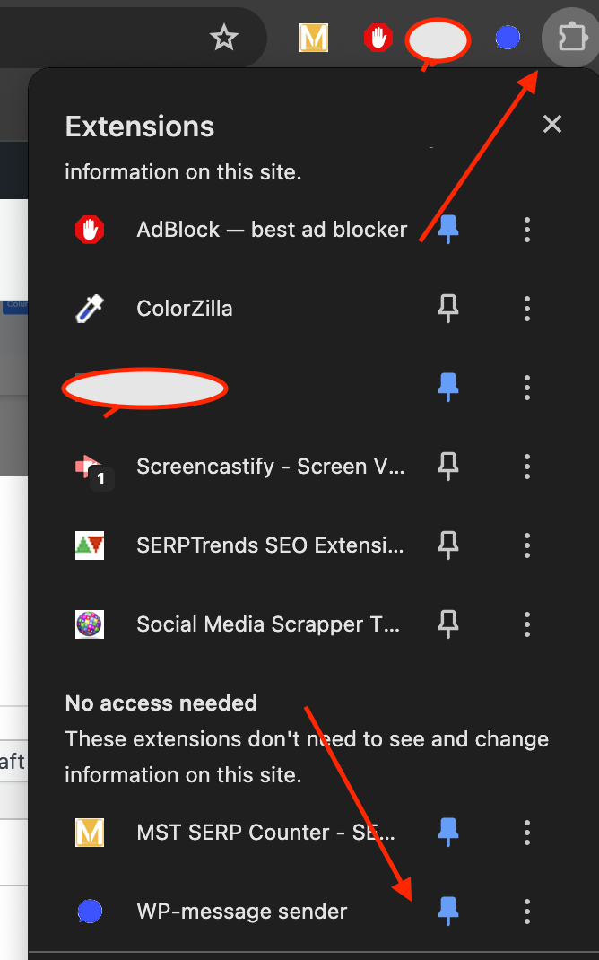 Add to Pin in Chrome