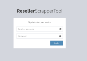 Login of Reseller Panel Scrapper Tool