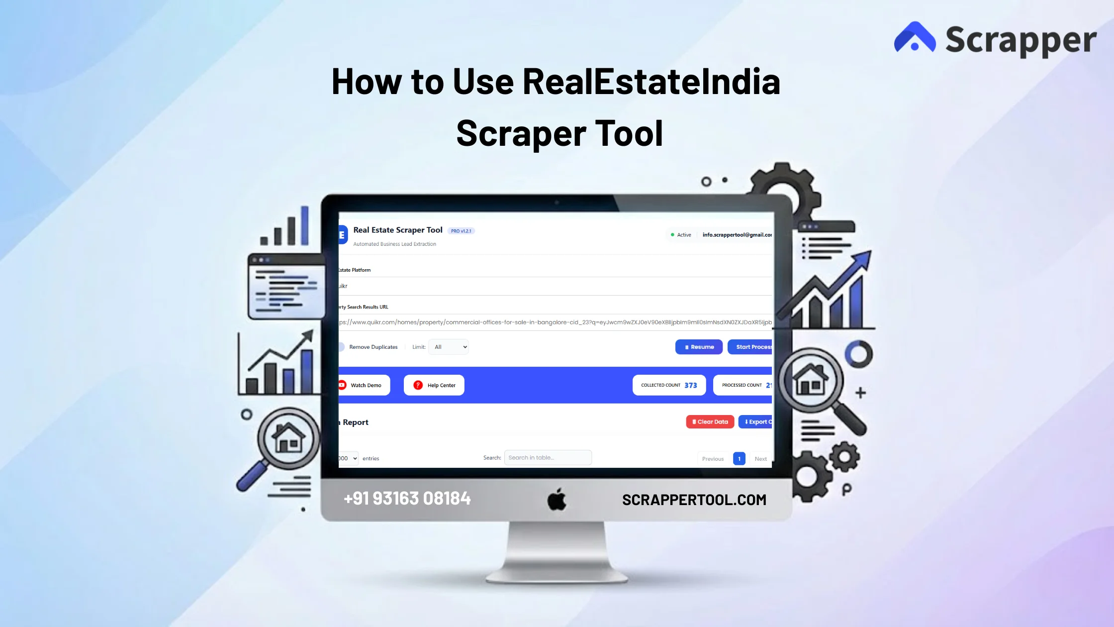 Real State India Scrapper Tool Feature Image