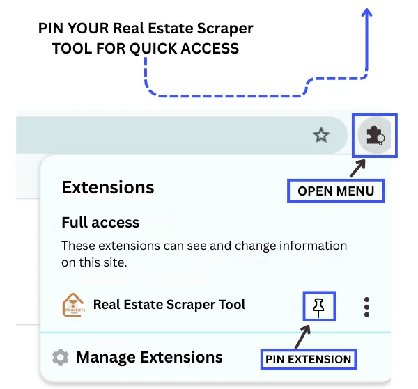 Airbnb Scrapper Tool Pin Extension