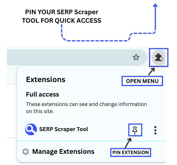 SERP Extension PIN the Tool