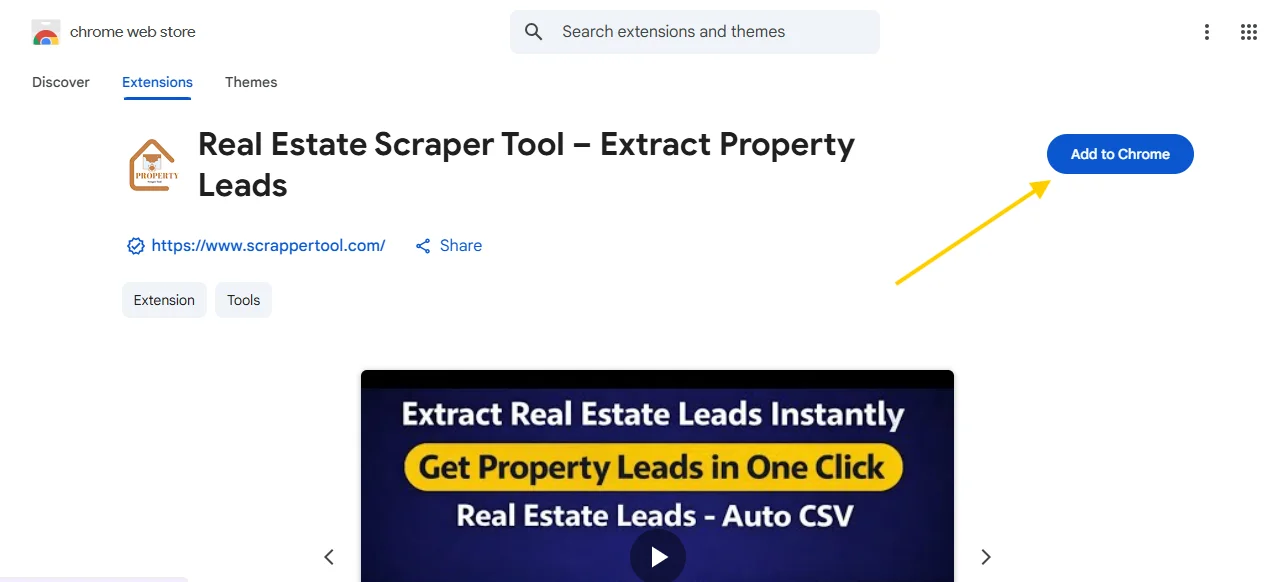 Airbnb Scrapper Tool Chrome WebStore