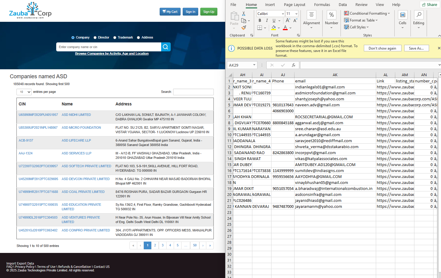 JD Data Fields Preview